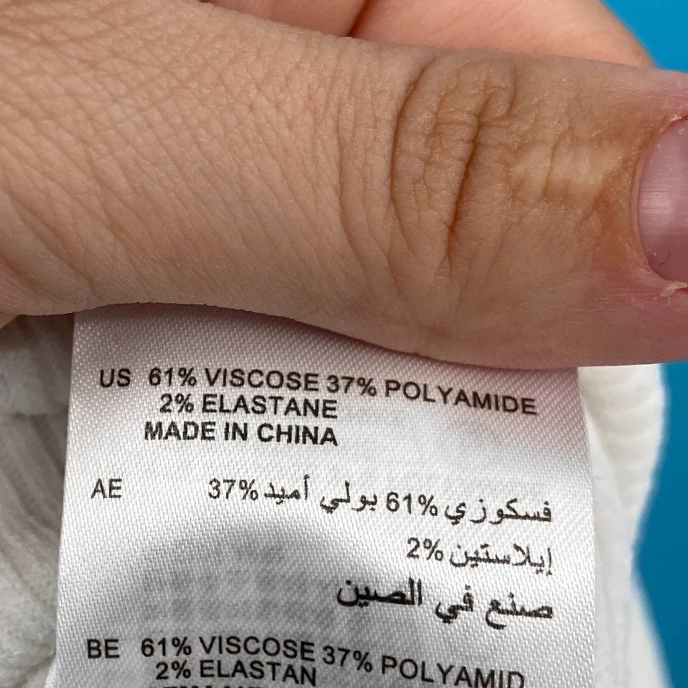 SANDRO White Bluan Knit Midi Dress - Picture 6 of 10